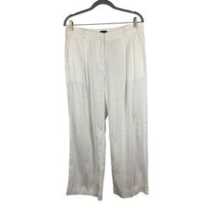 J.Crew Re-Imagined Womens Linen-Blend White Pants Size 10